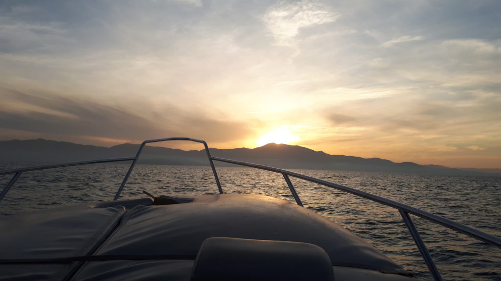 Por do sol em Jurere